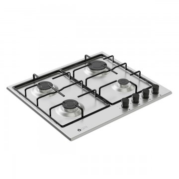 Thermogatz TGS 9040 IX Εστία Φυσικού Αερίου Αυτόνομη Inox 58x51εκ. Ασημί